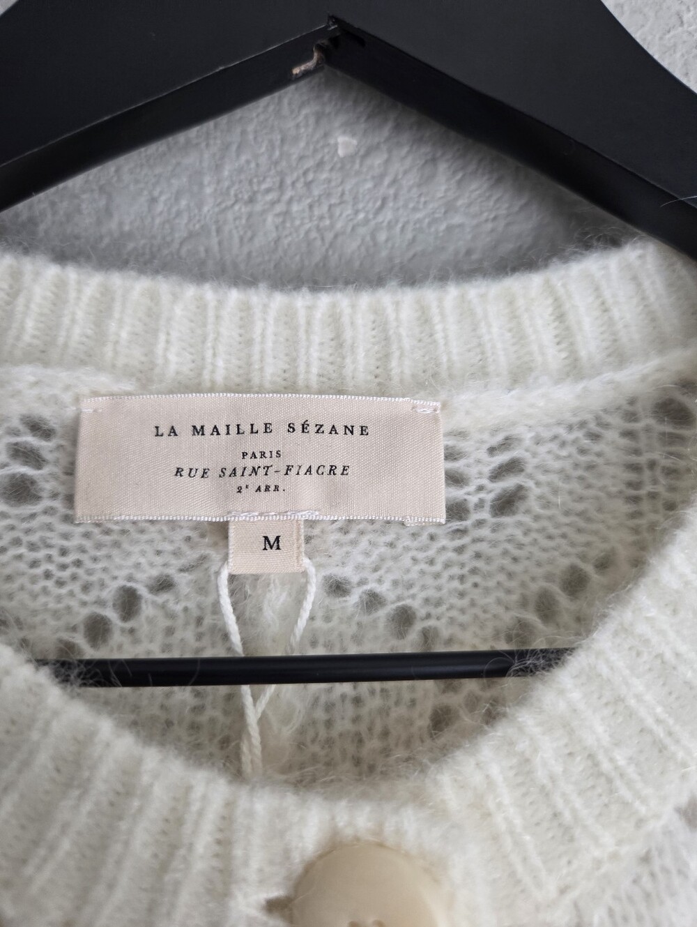 Sezane Phoebe Jumper in Ecru size M NWT - Picture 5 of 9